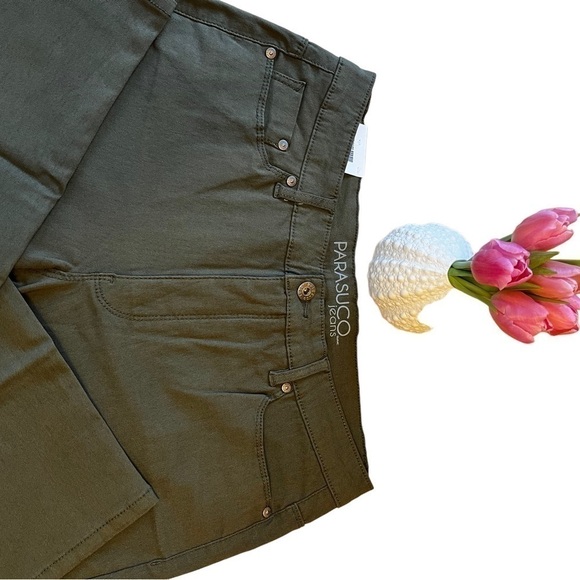 PARASUCO khaki green jeans NWT - Picture 5 of 12